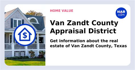 Van zandt county appraisal district - In Texas, property values are determined by an appraisal district in each county, through a process that happens at least once every three years. For Van Zandt County, the chief appraiser is Emily Reeves. In a statement, she said the 22% increase was due to more people being able to work from home.